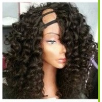 3/4 Wig cheveux Indien Body Wave (U-Part Wig)