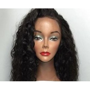 Front Lace Wig 100% cheveux Malésien Deep Wave