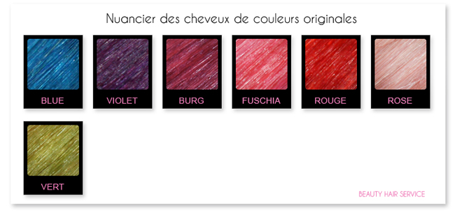 Couleur cheveux originales